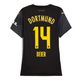 Borussia Dortmund Maximilian Beier #14 Borta Kläder Dam 2024-25 Kortärmad